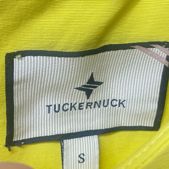 Tuckernuck Yellow Feather-Cuff A-Line Dress - Picture 5 of 5